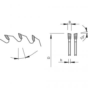 Stehle 58110176 ZQW Kreissägeblatt Zeichnung